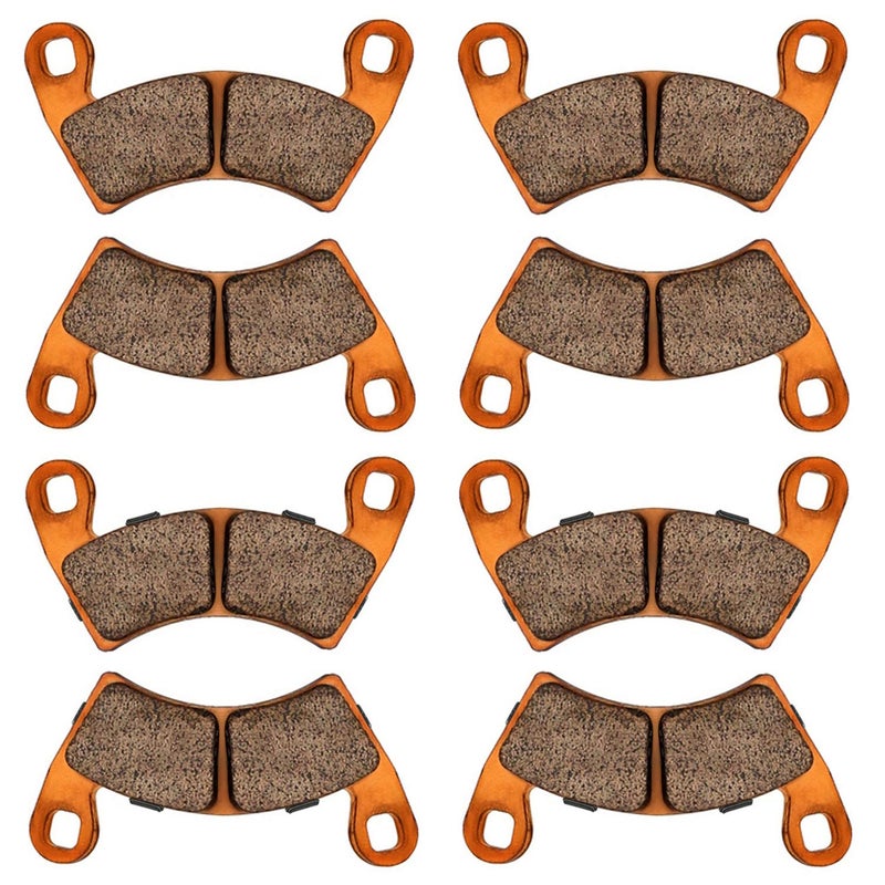 Zinger Brake Pads for 2017-2020 Polaris RZR 900 (50inch) / Polaris RZR S 900&1000 Trail 2020 2021 2022 2024 2025,Polaris RZR Trail Sport&Ultimate 2021-2025,4 Set Front&Rear Sintered Copper Brake Pads - Image 1